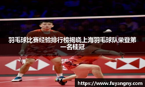 羽毛球比赛经验排行榜揭晓上海羽毛球队荣登第一名桂冠